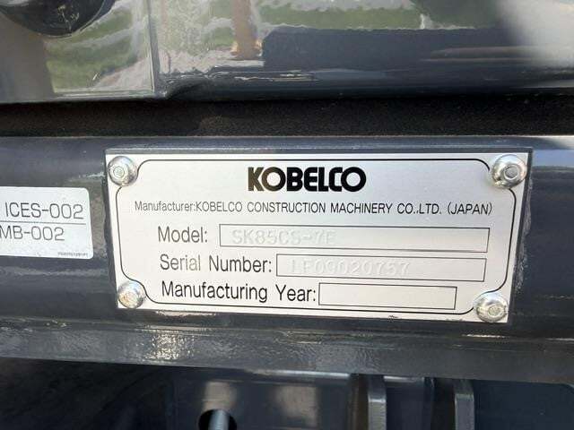 2026 Kobelco SK85CS-7