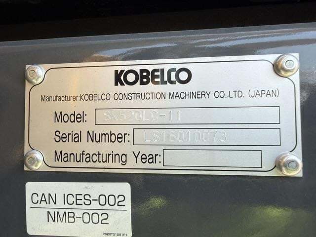 2026 Kobelco SK520 LC-11