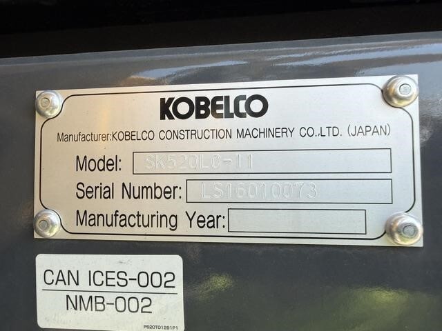 2026 Kobelco SK520 LC-11