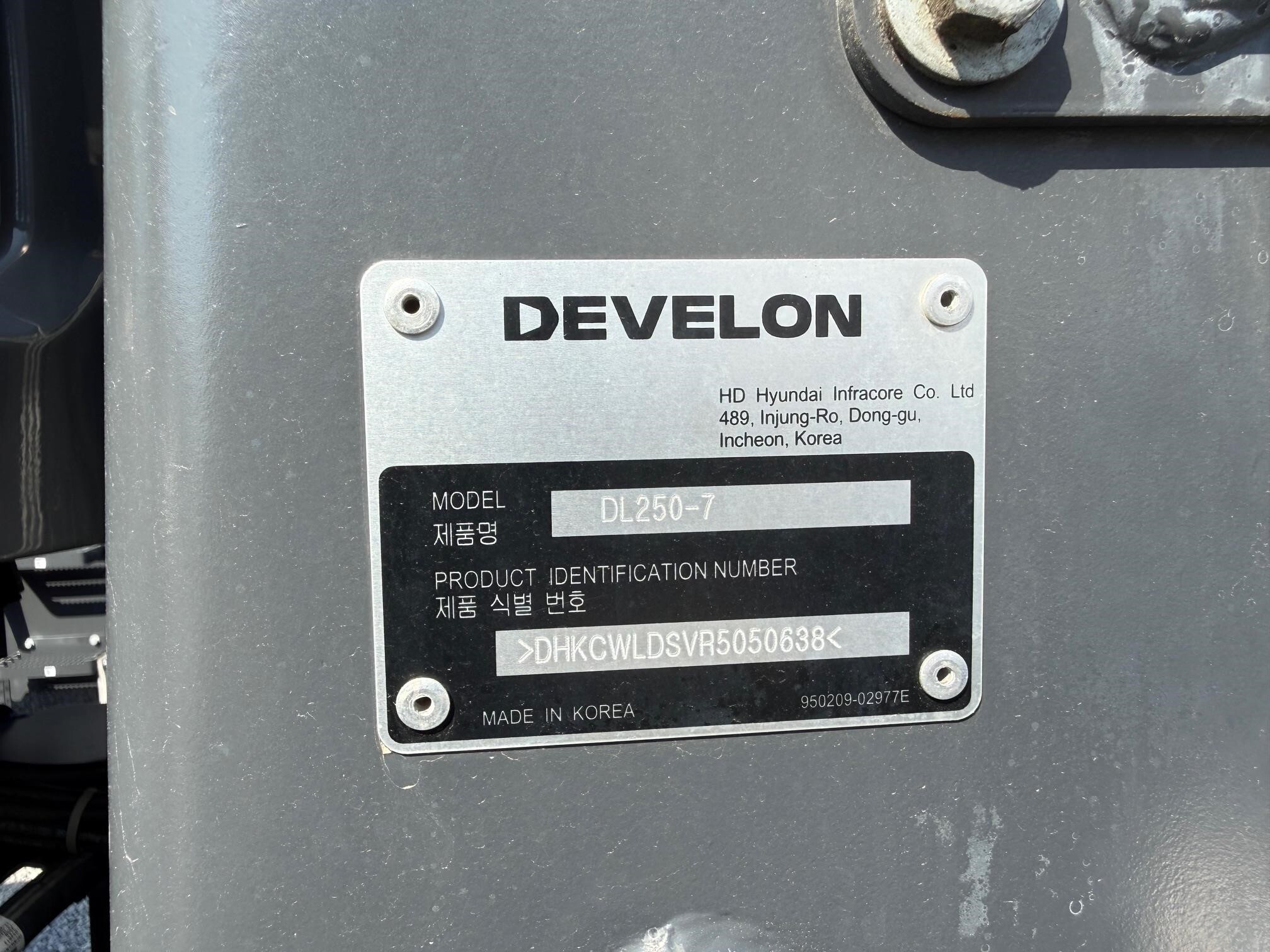 0 Develon DL250-7