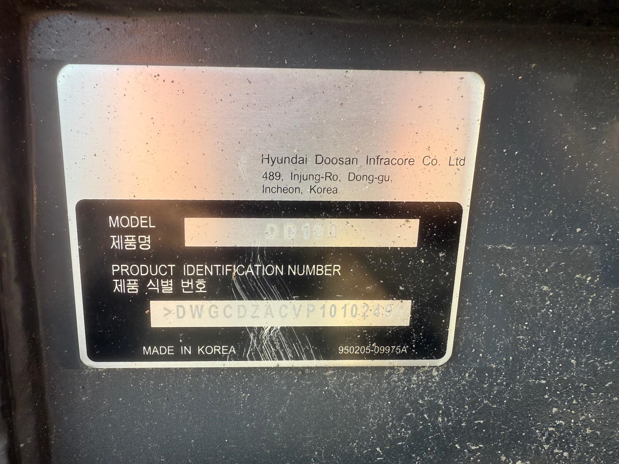 2024 Develon DD100