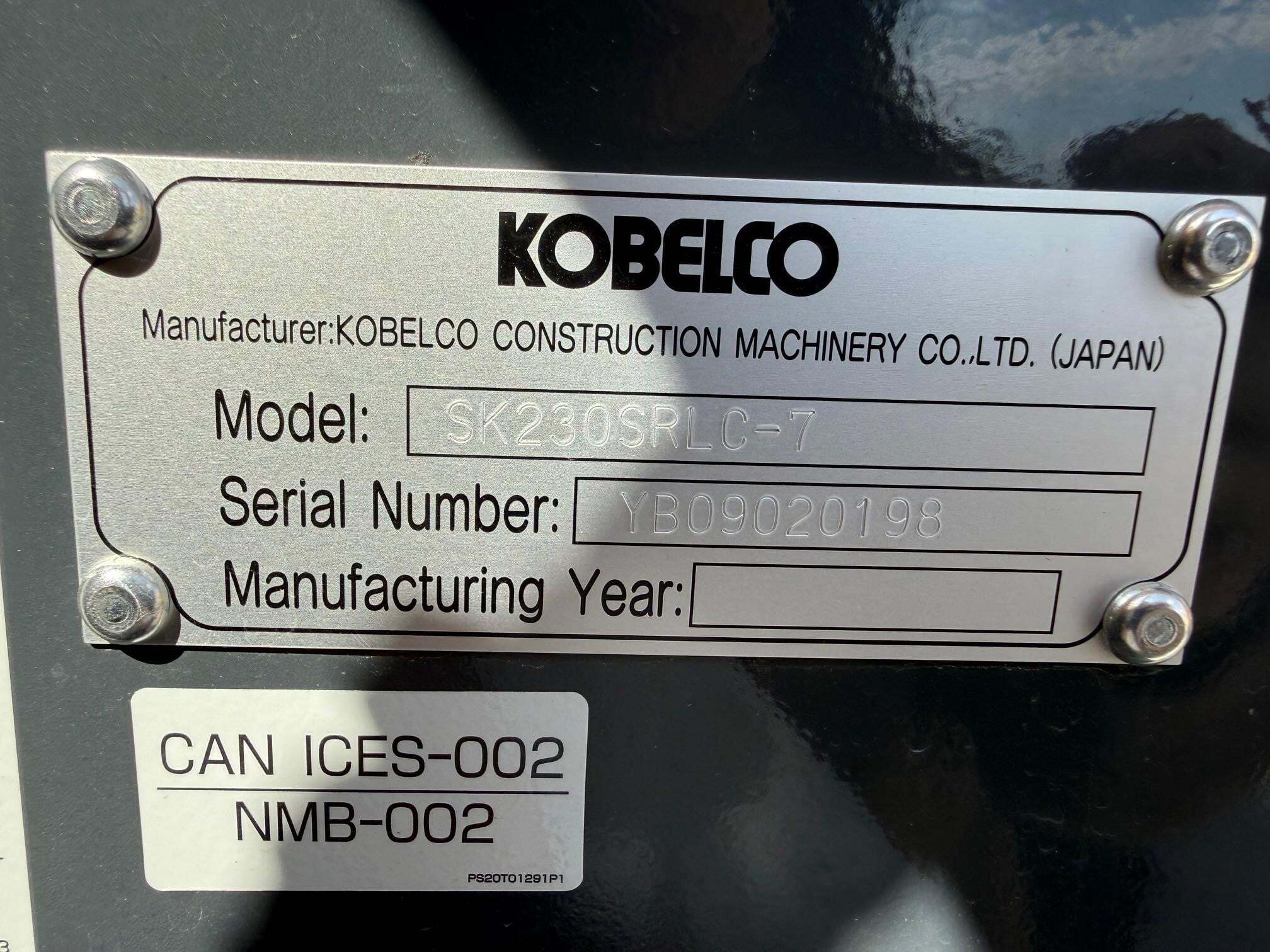 2026 Kobelco SK230SR LC-7