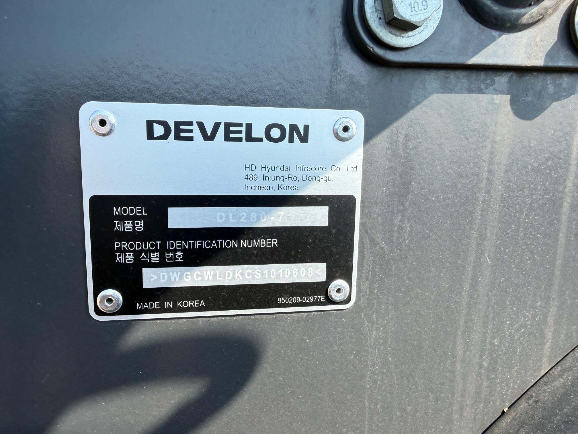 2026 Develon DL280-7