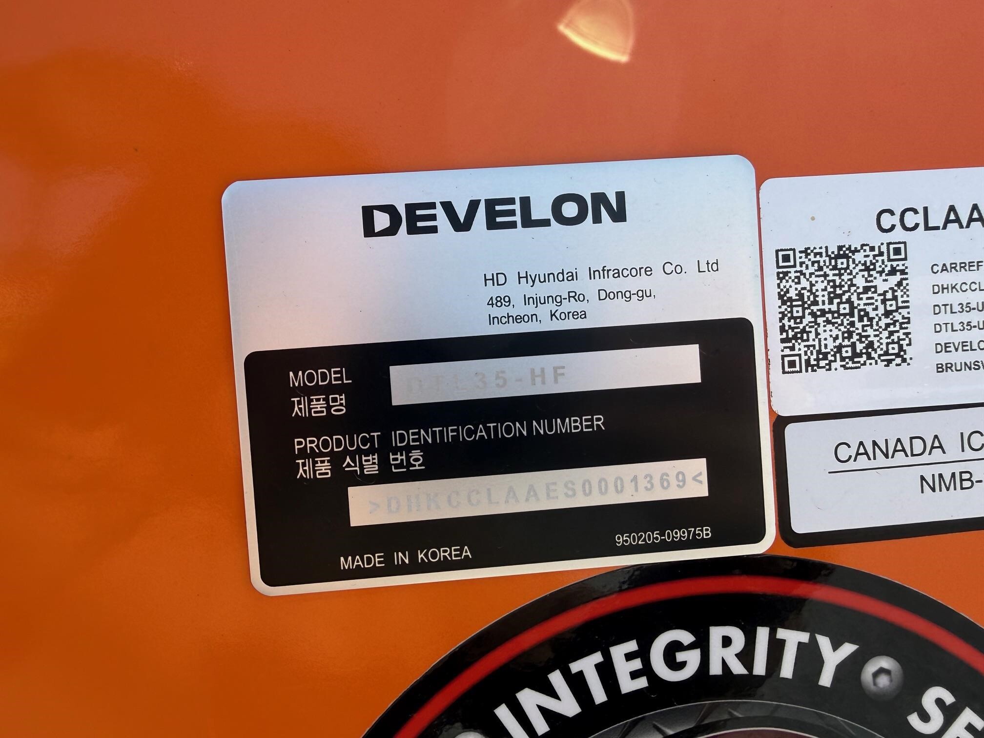 2026 Develon DTL35