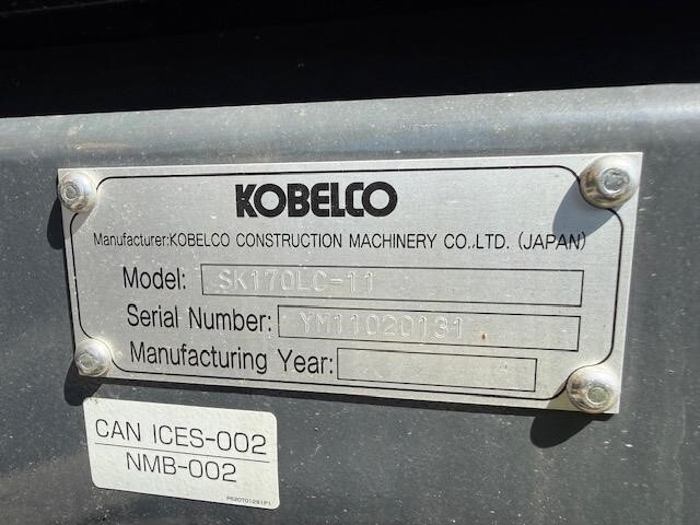 2026 Kobelco SK170 LC-11