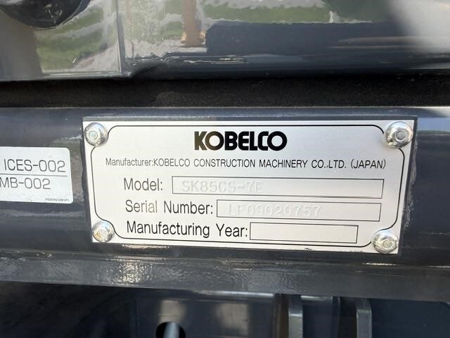 2026 Kobelco SK85CS-7