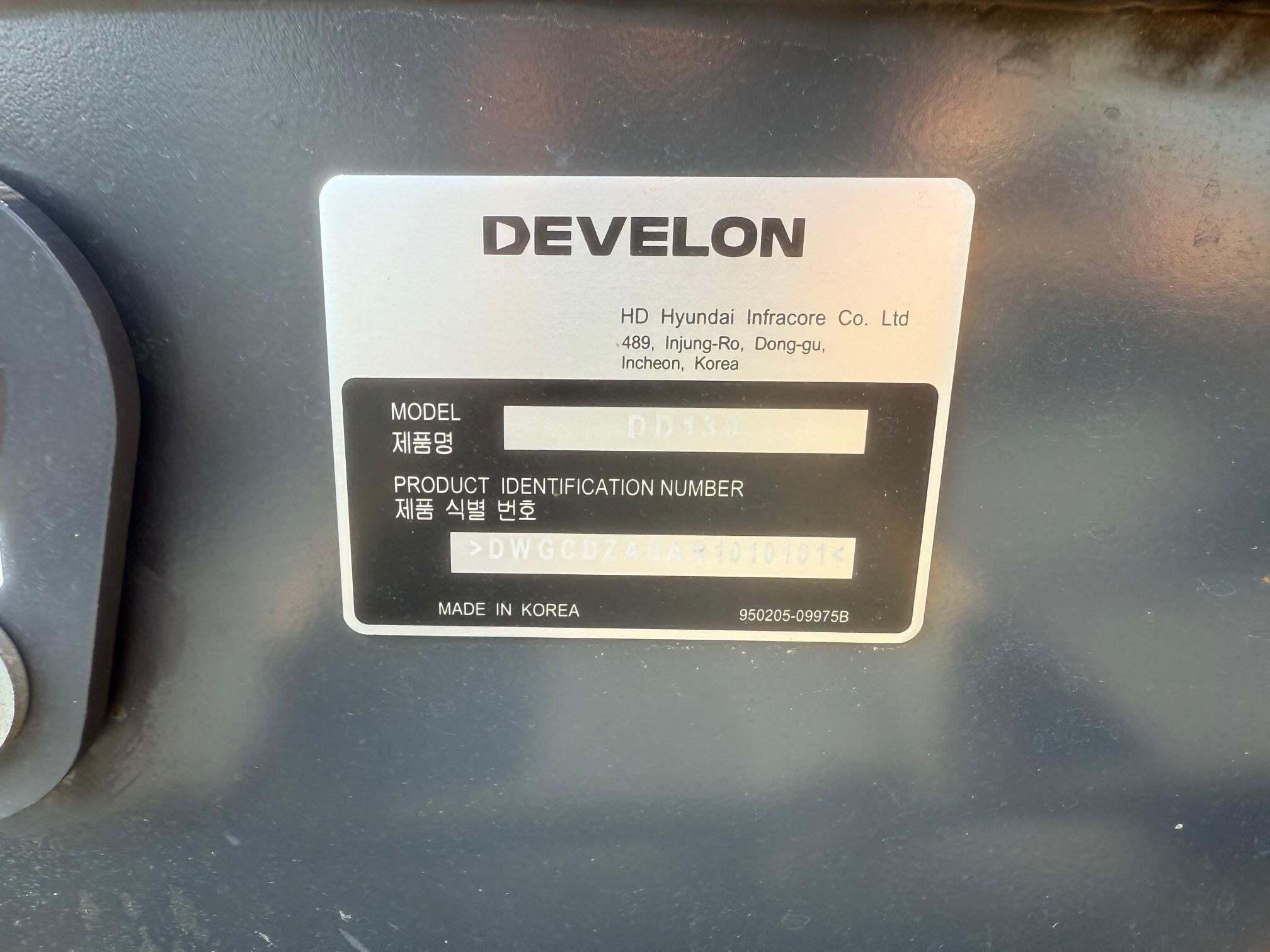 2024 Develon DD130