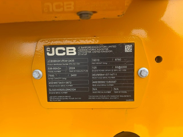 2024 JCB 536-95 AGRI