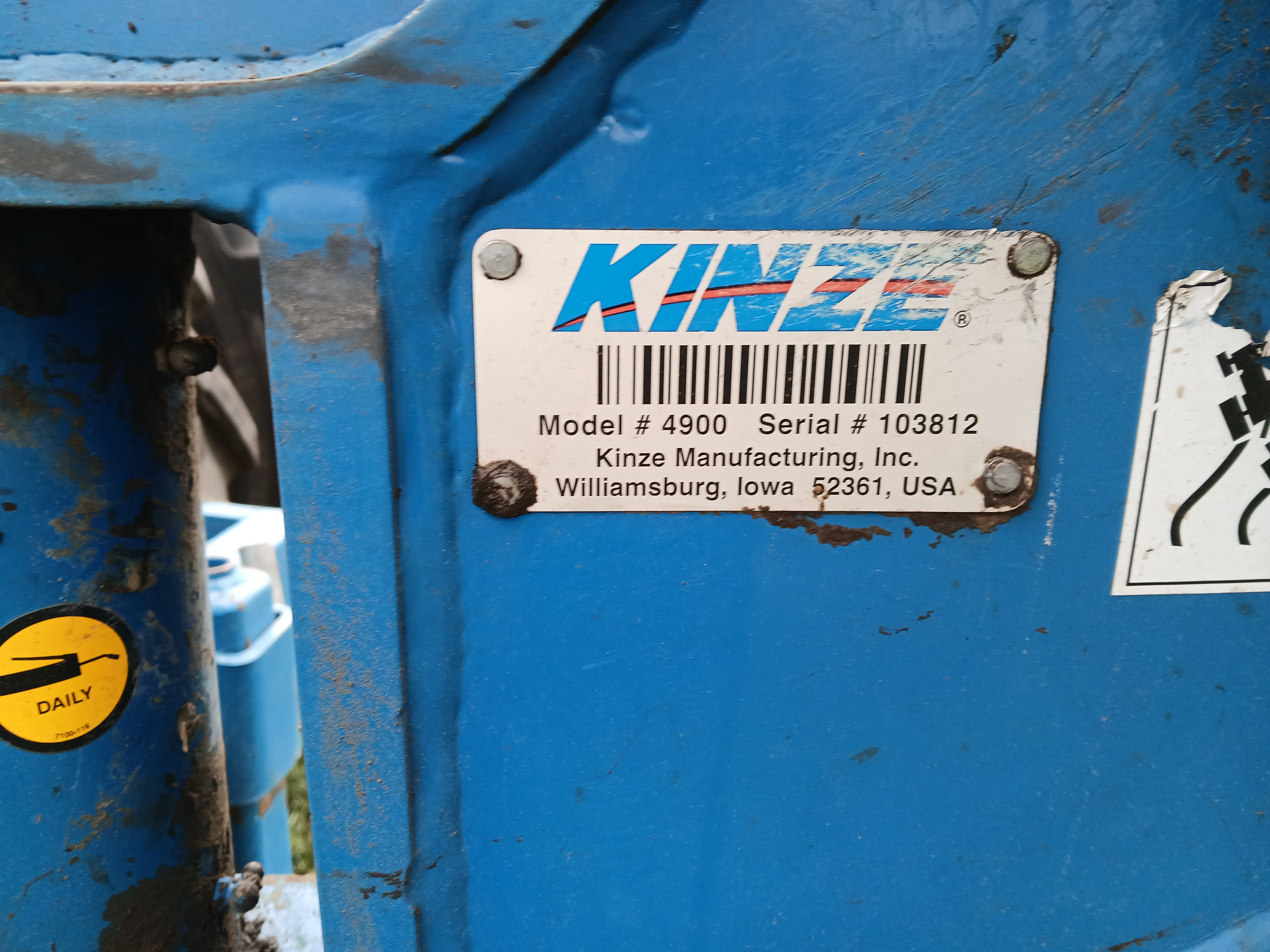 2014 Kinze 4900