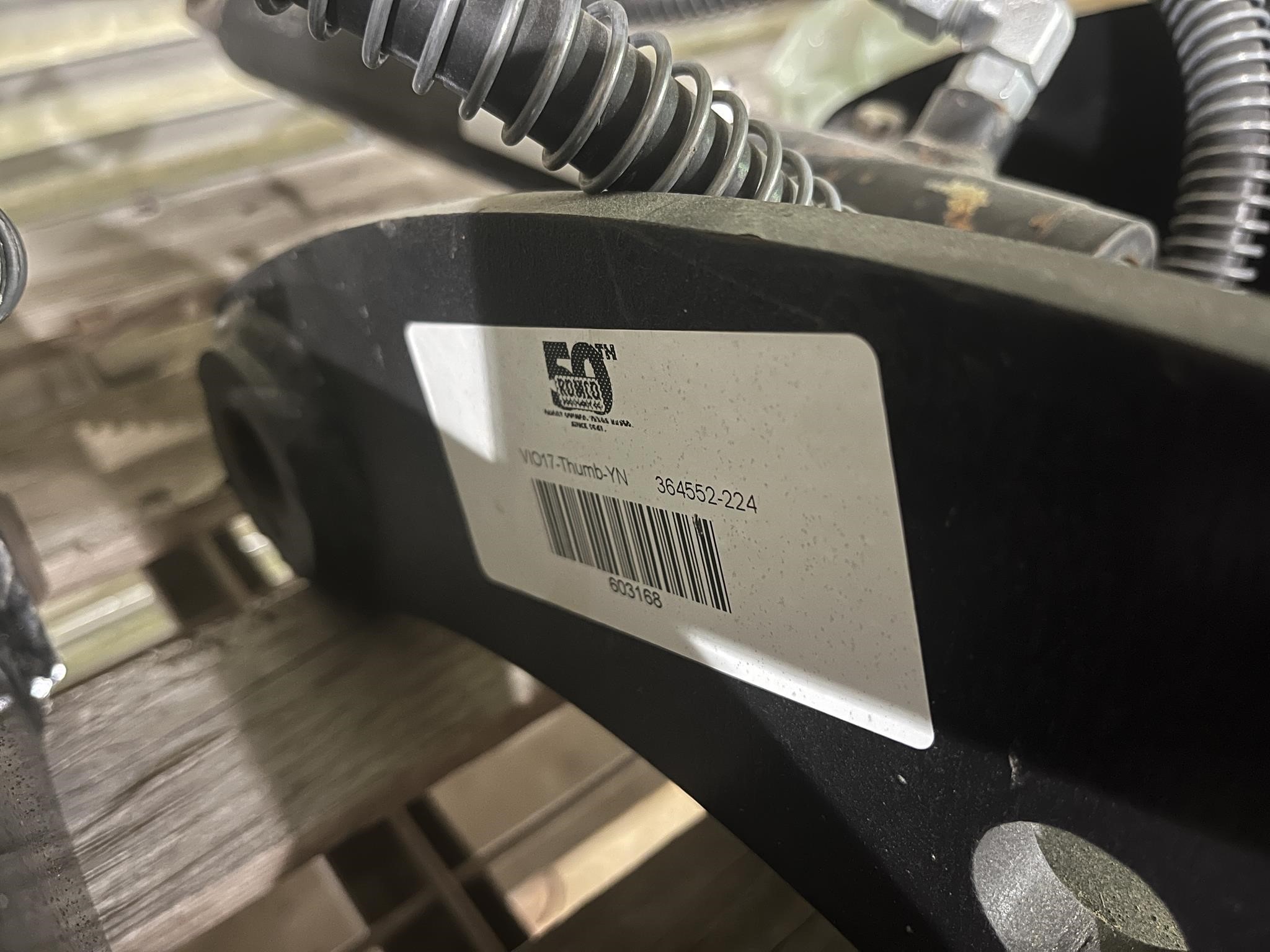 2022 Yanmar HYD THUMB - YANMAR VIO17 EXCAVATOR