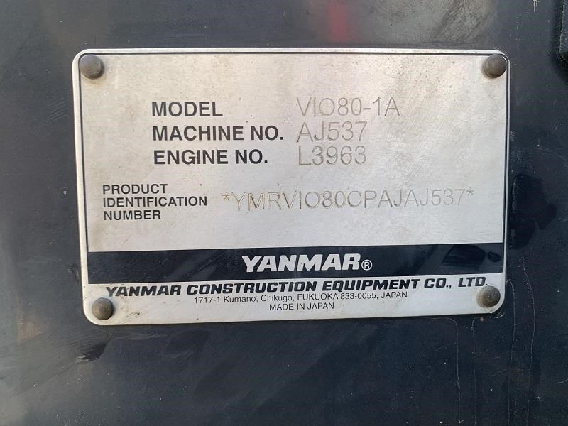 2023 Yanmar VIO80-1A