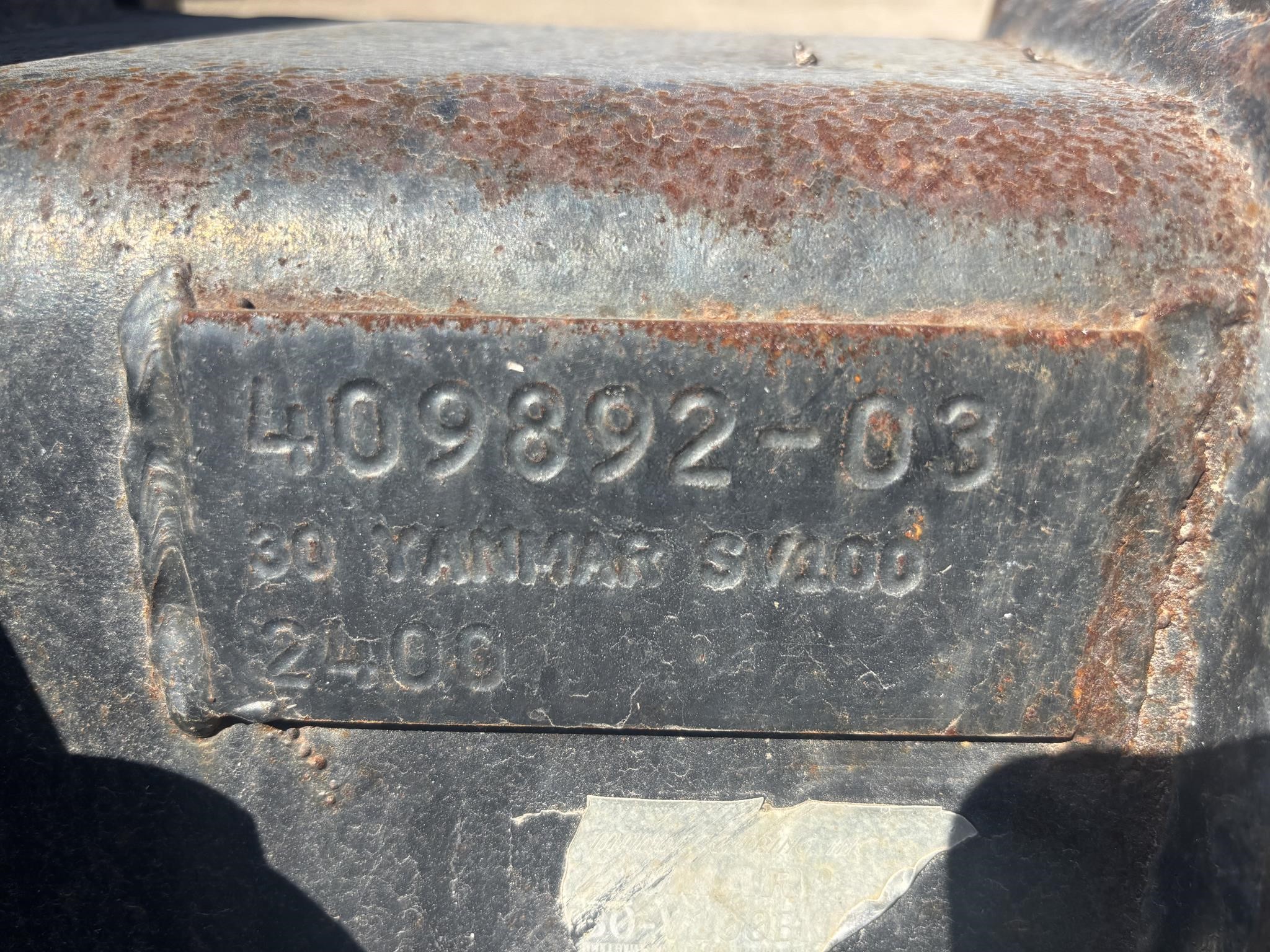 2023 Yanmar 30 in. FLAT BOTTOM BUCKET - YANMAR VIO100 EXCAVATOR