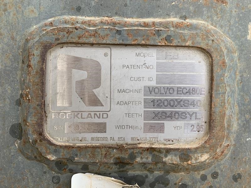 0 Rockland 54 in. BUCKET - VOLVO EC500EL EXCAVATOR