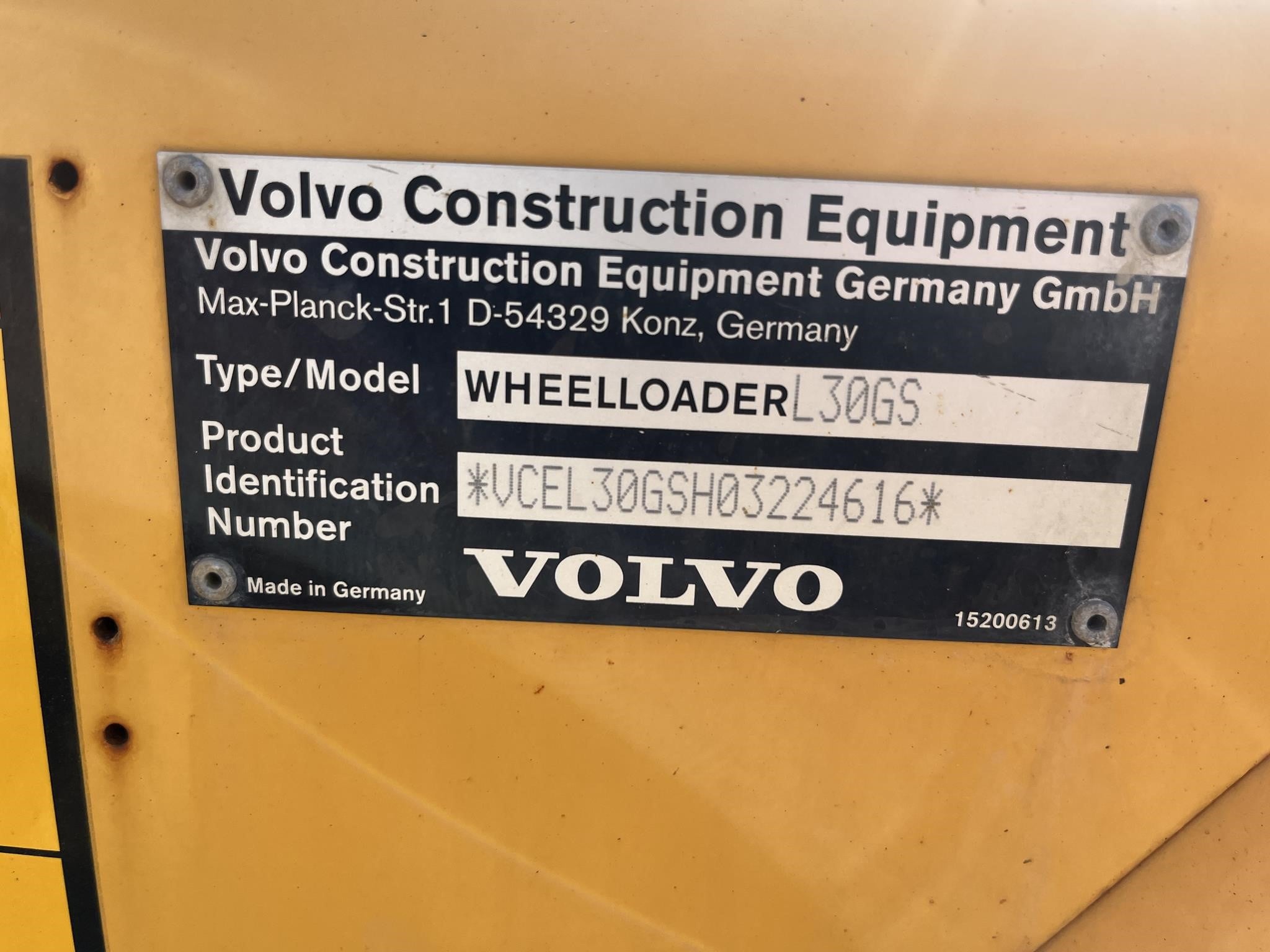 2021 Volvo L30G