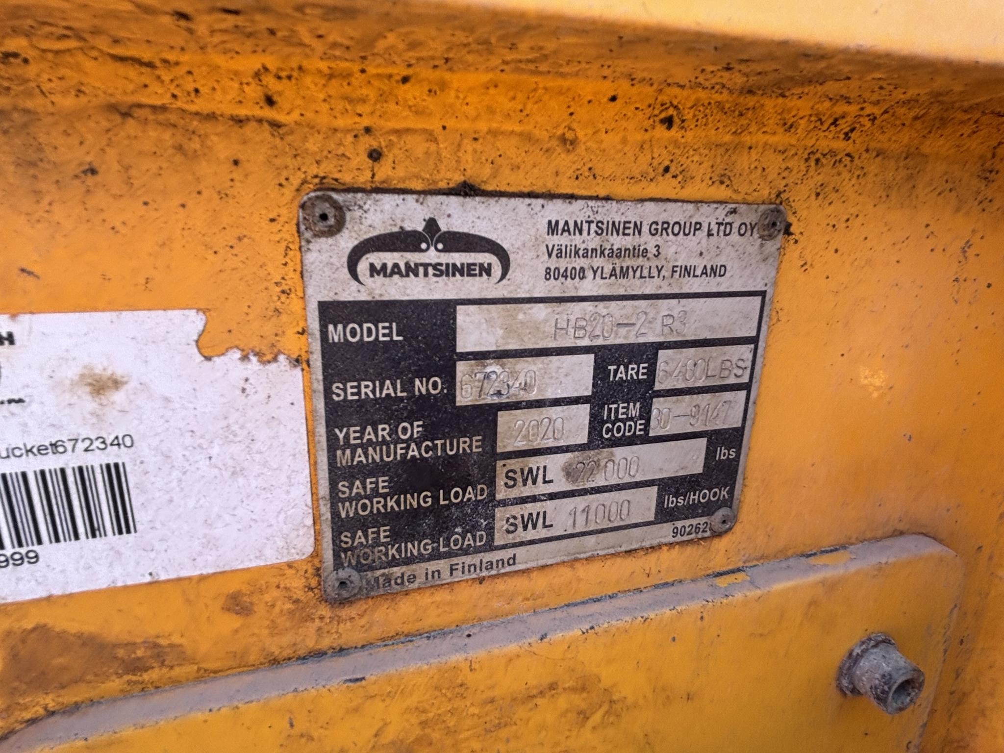 2020 Mantsinen HB20-2R3