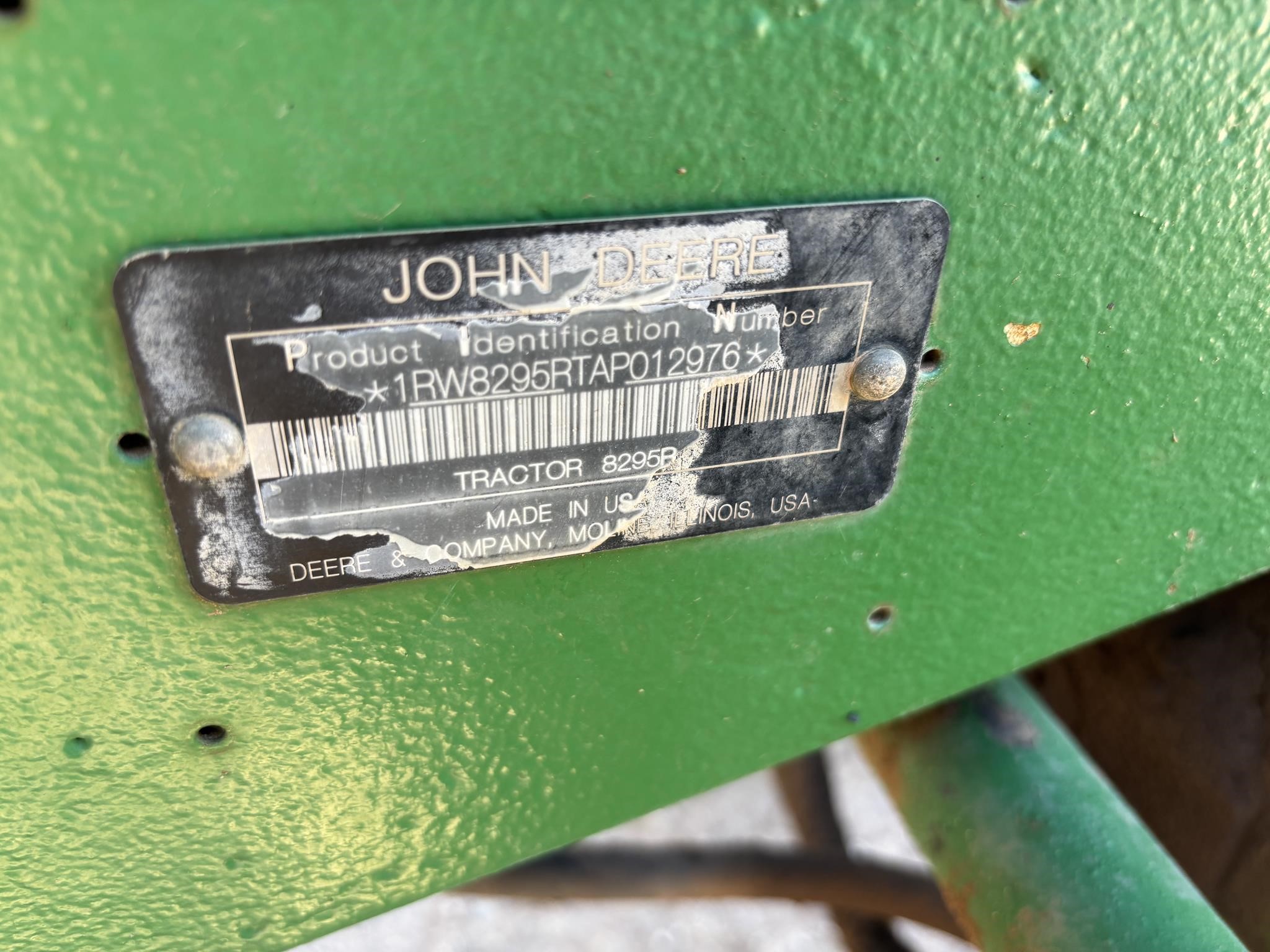 2010 John Deere 8295R