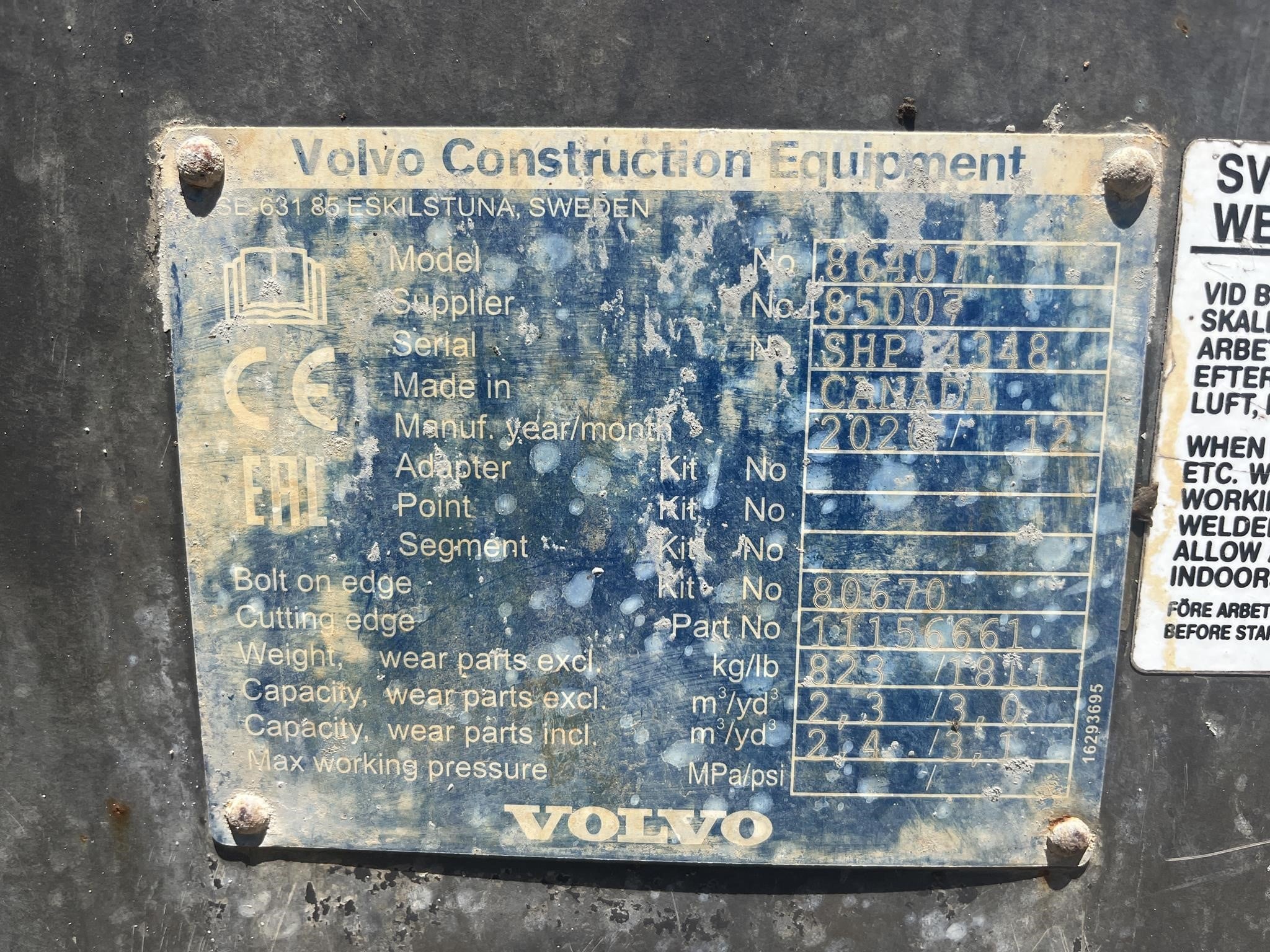 2021 Volvo L70H
