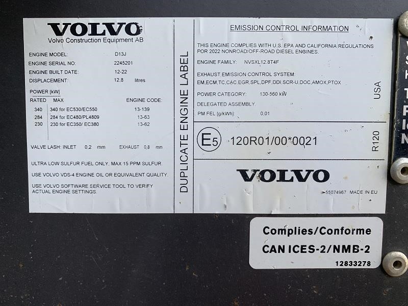 2023 Volvo EC380EL