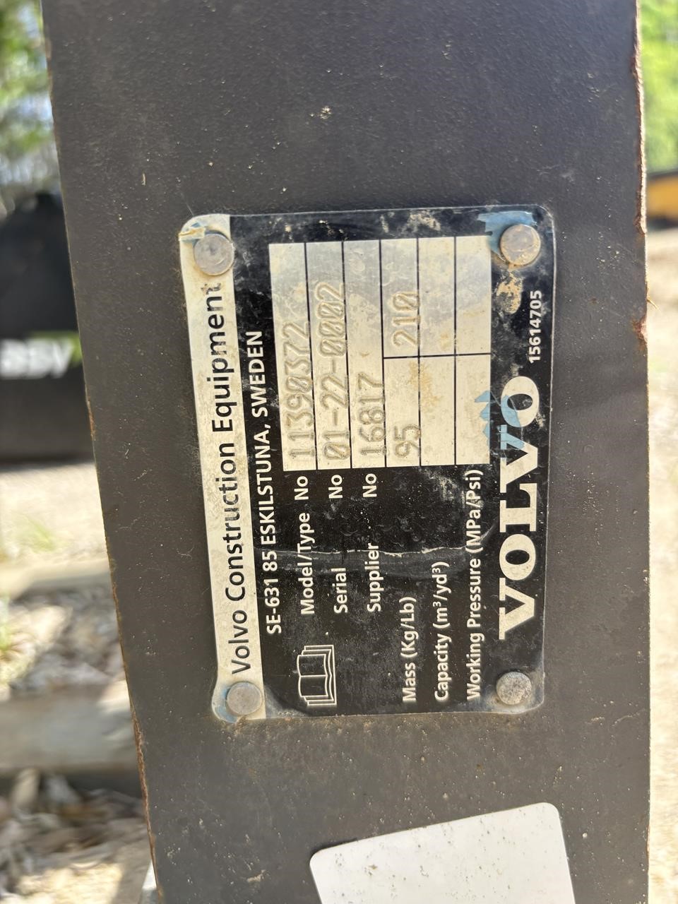 2022 Volvo QC FORKS L20HS WHEEL LOADER
