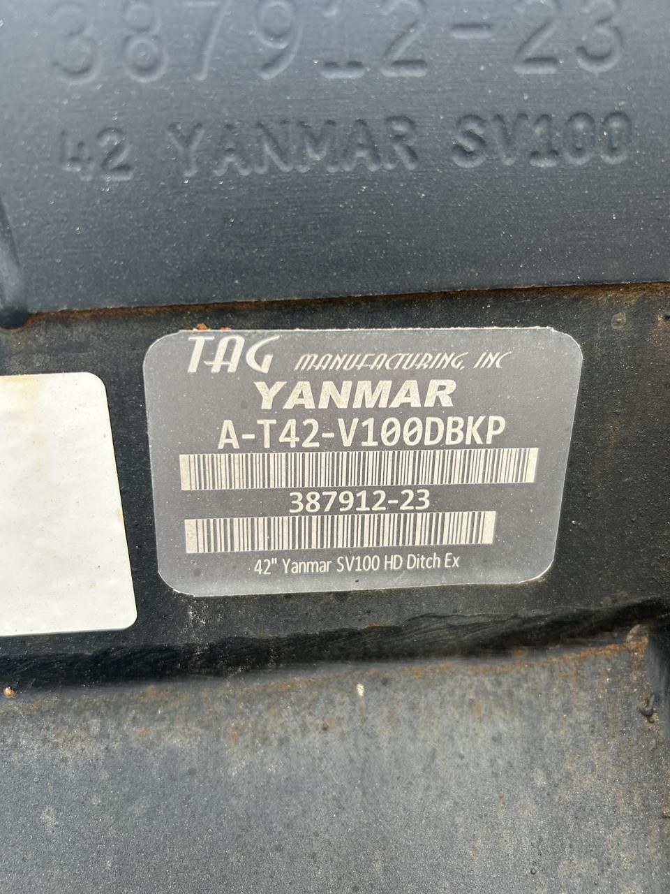 0 Yanmar 42 in. CLEAN-OUT BUCKET - YANMAR VIO100 EXCAVATOR