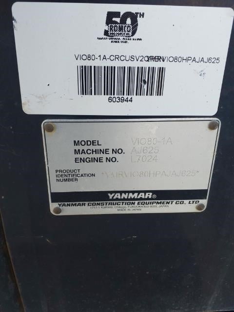 2023 Yanmar VIO80-1A