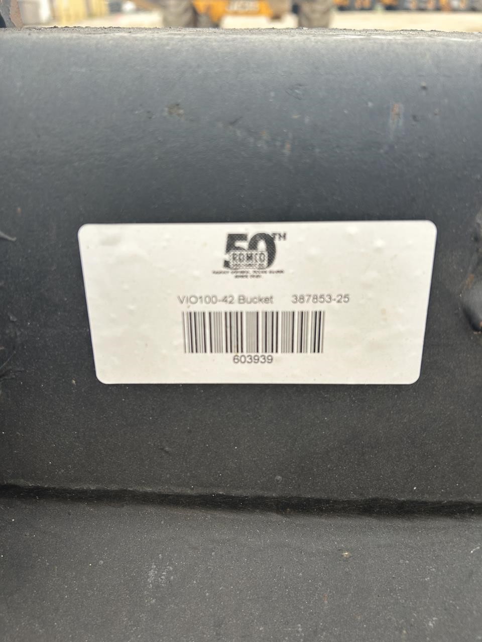 0 Yanmar 42 in. CLEAN-OUT BUCKET - YANMAR VIO100 EXCAVATOR