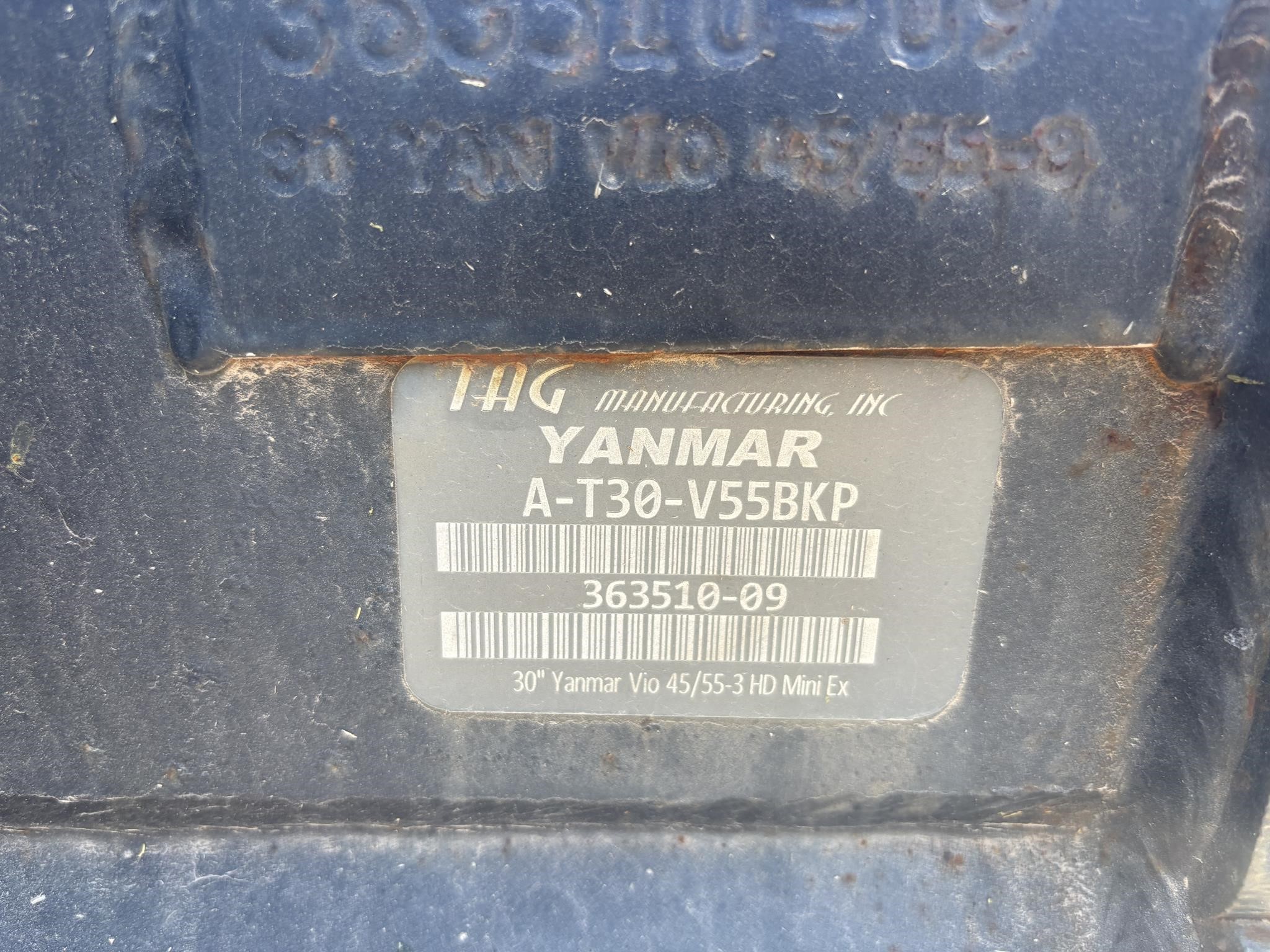 0 Yanmar 30 in. FLAT BOTTOM BUCKET - YANMAR VIO55 EXCAVATOR