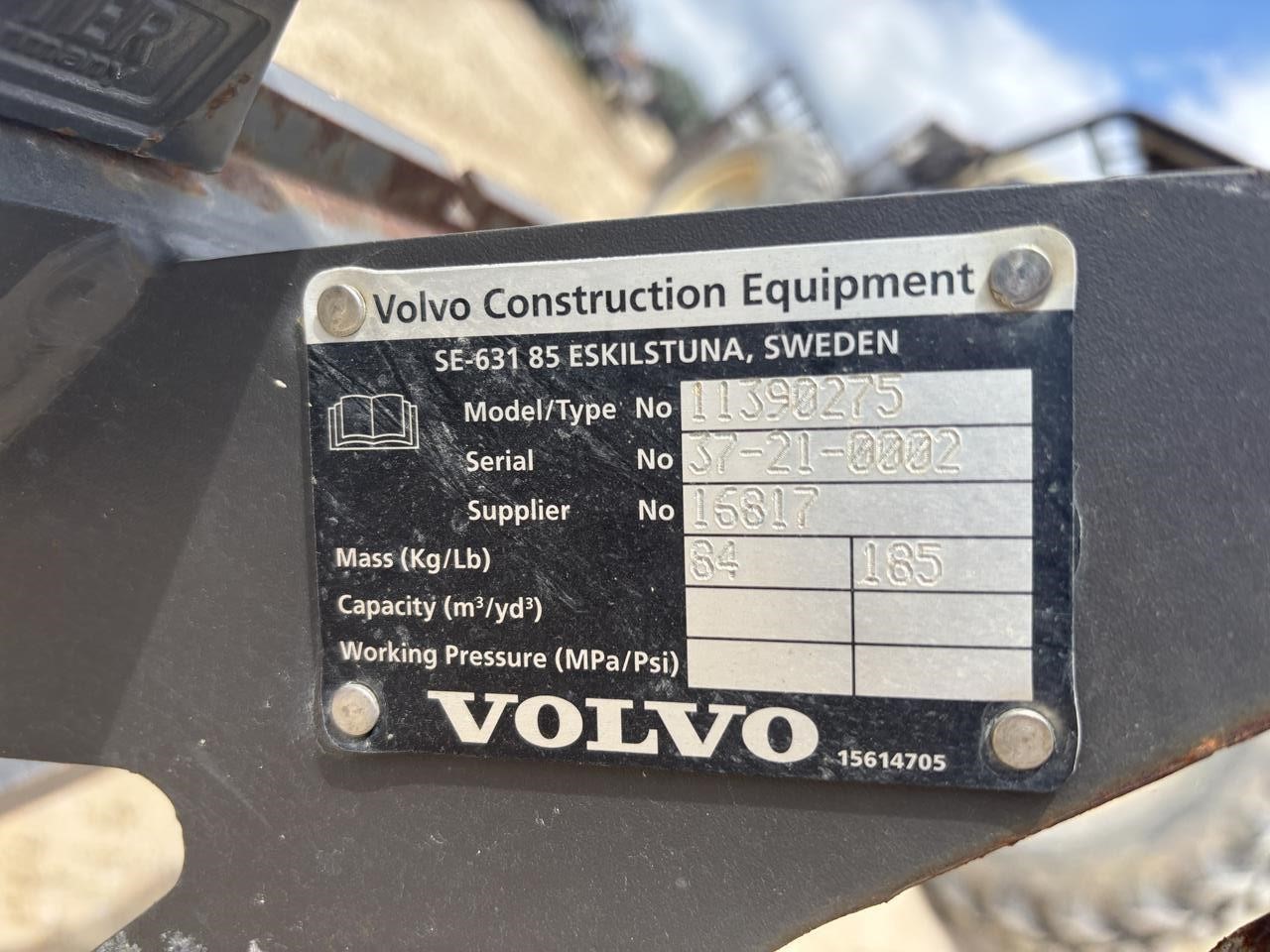 2022 Volvo QC FORKS L25HS WHEEL LOADER