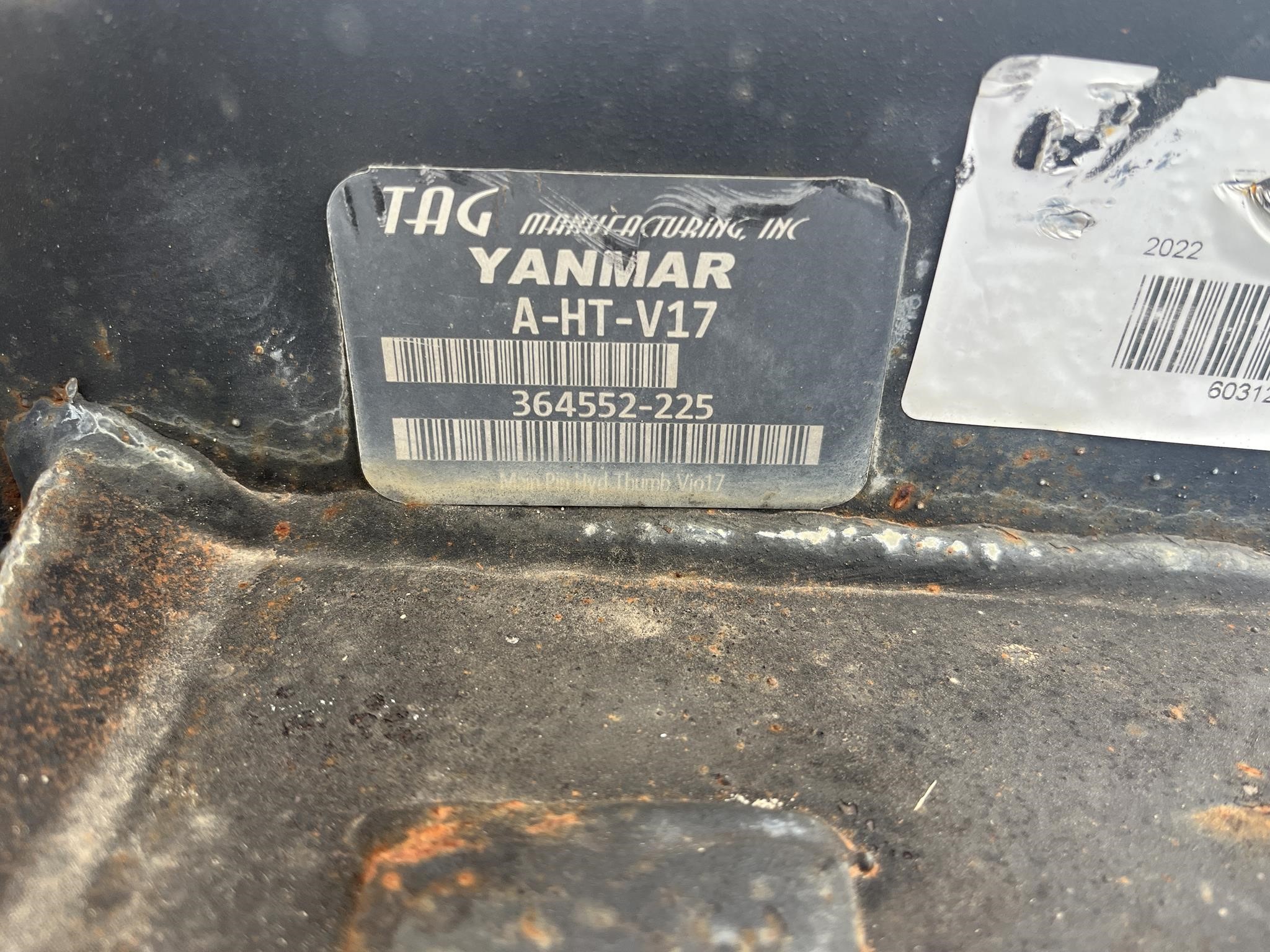 2022 Yanmar VI017-THUMB-YN