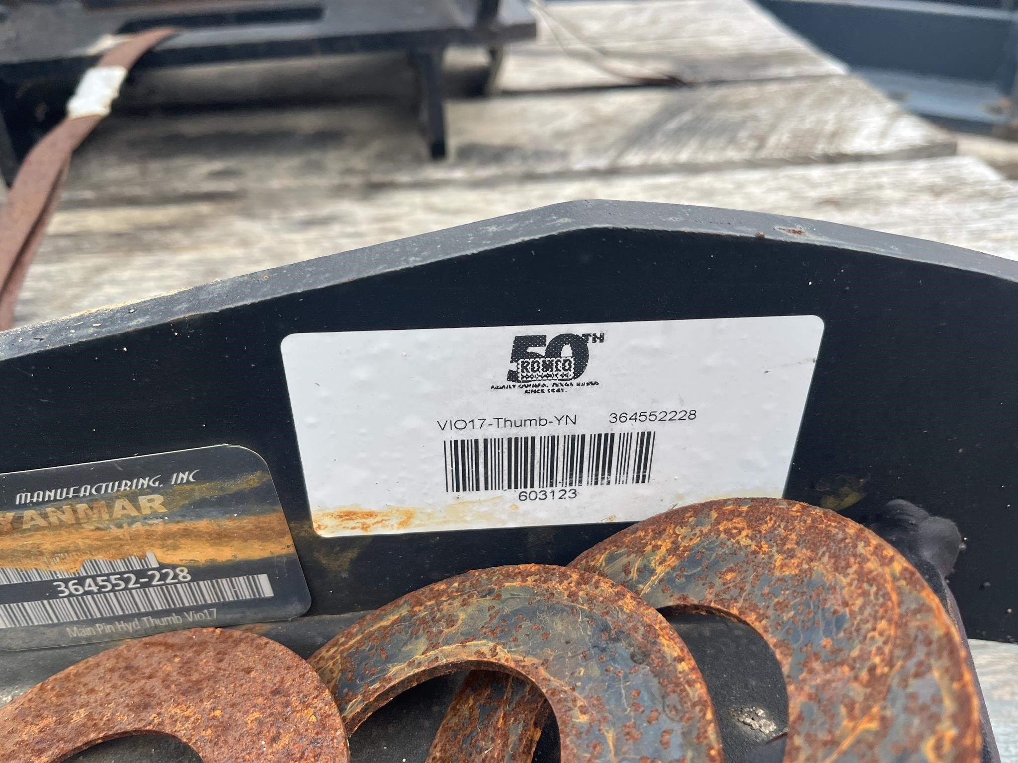 2022 Yanmar VIO17-THUMB-YN