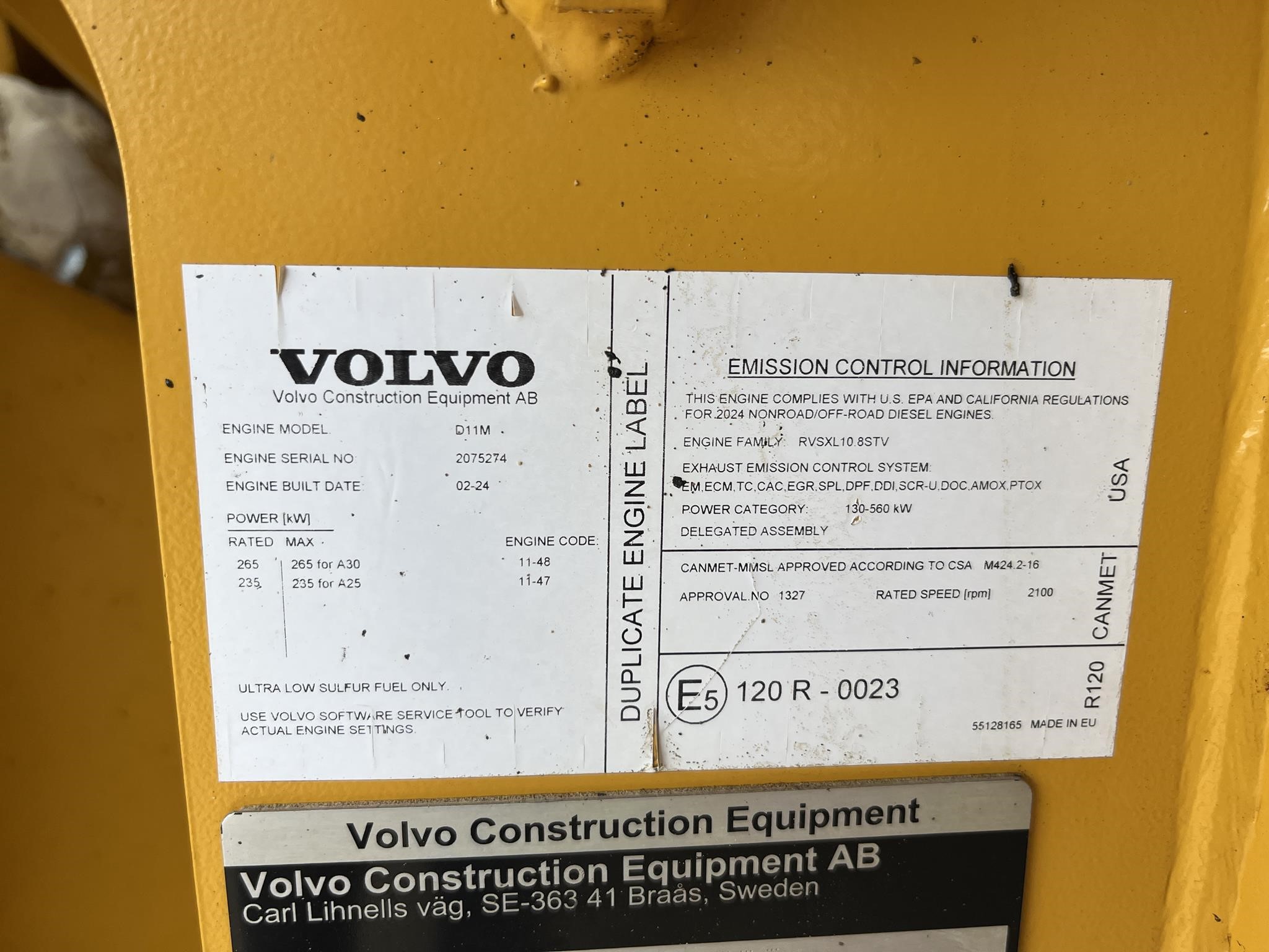 2024 Volvo A30G