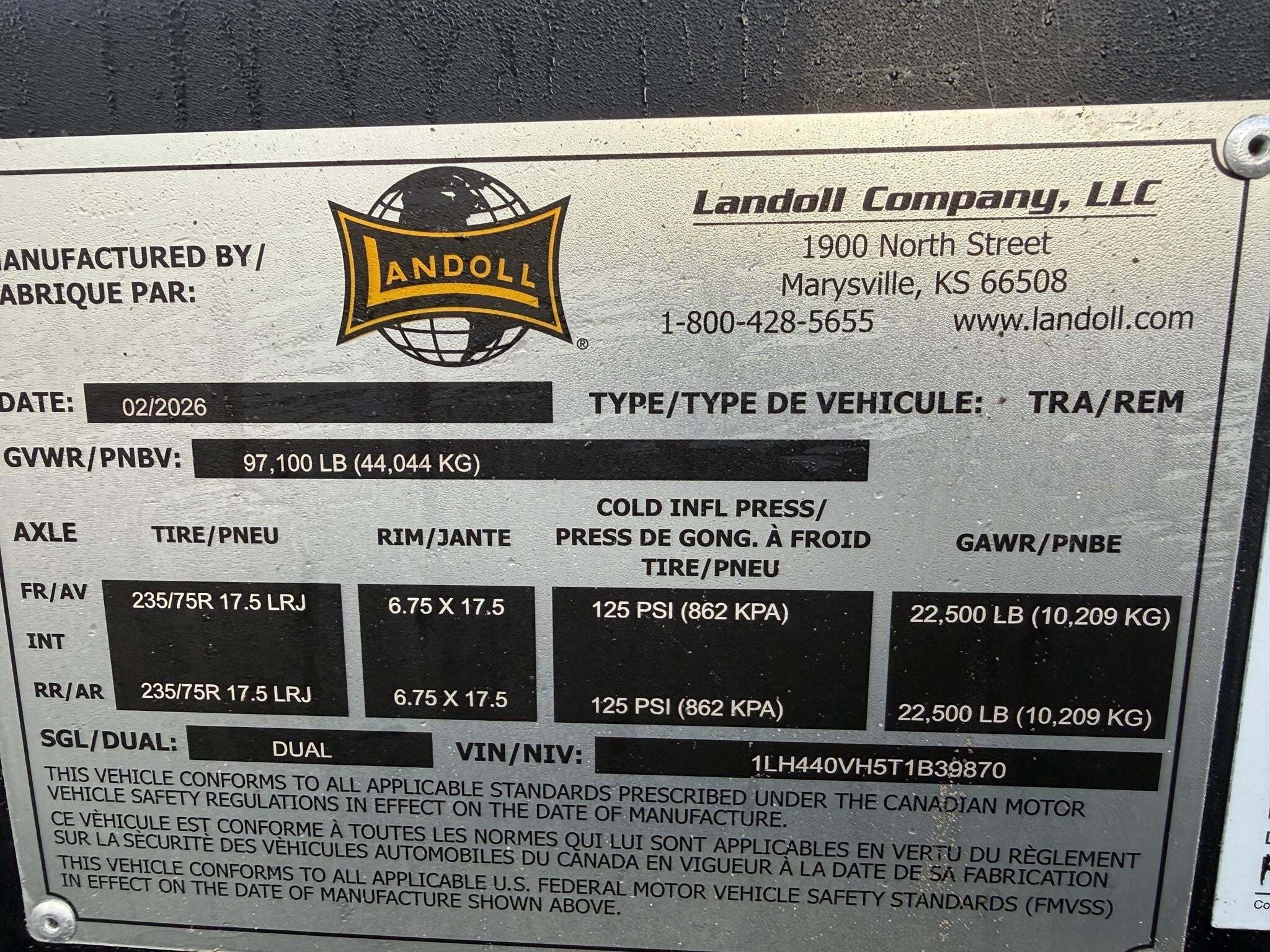 2026 Landoll 440B