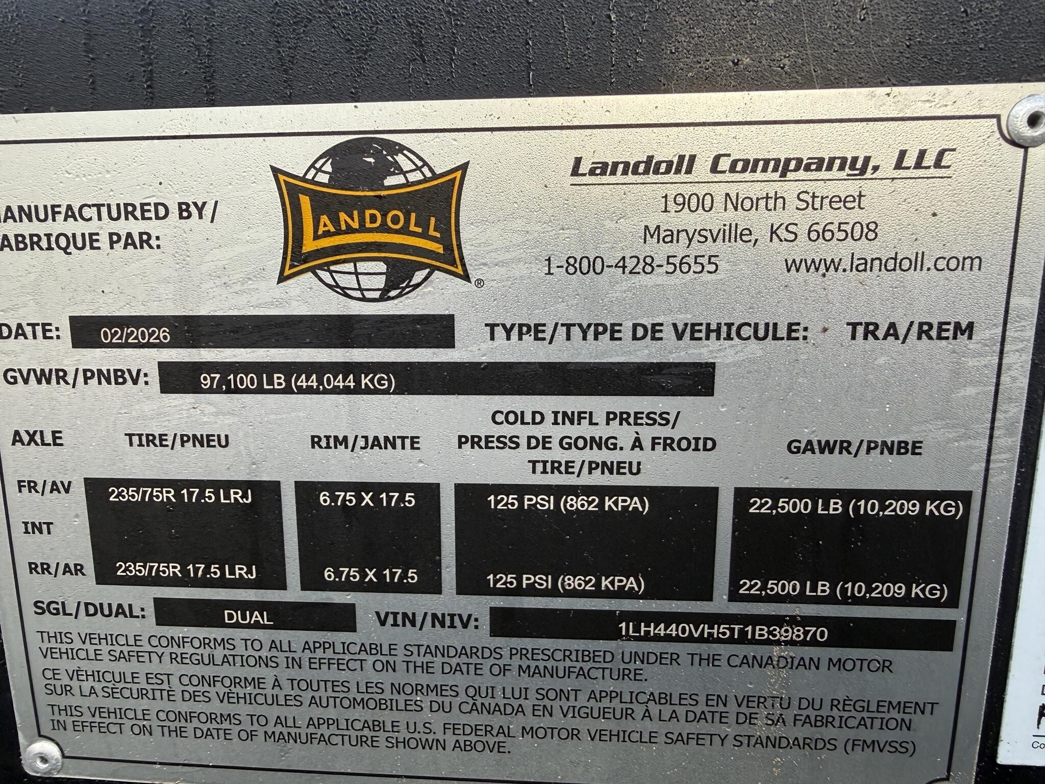 2026 Landoll 440B
