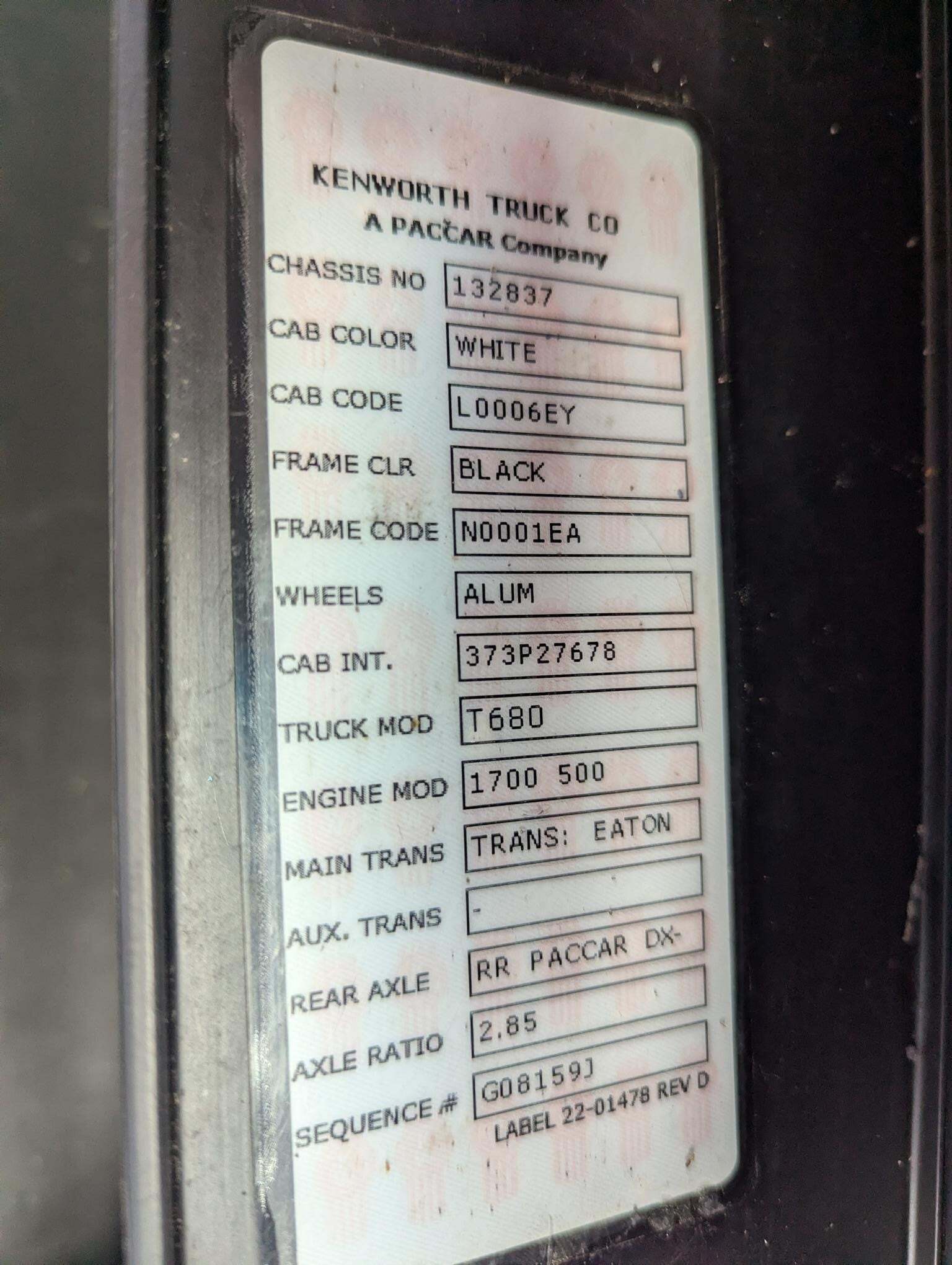 2022 Kenworth T680