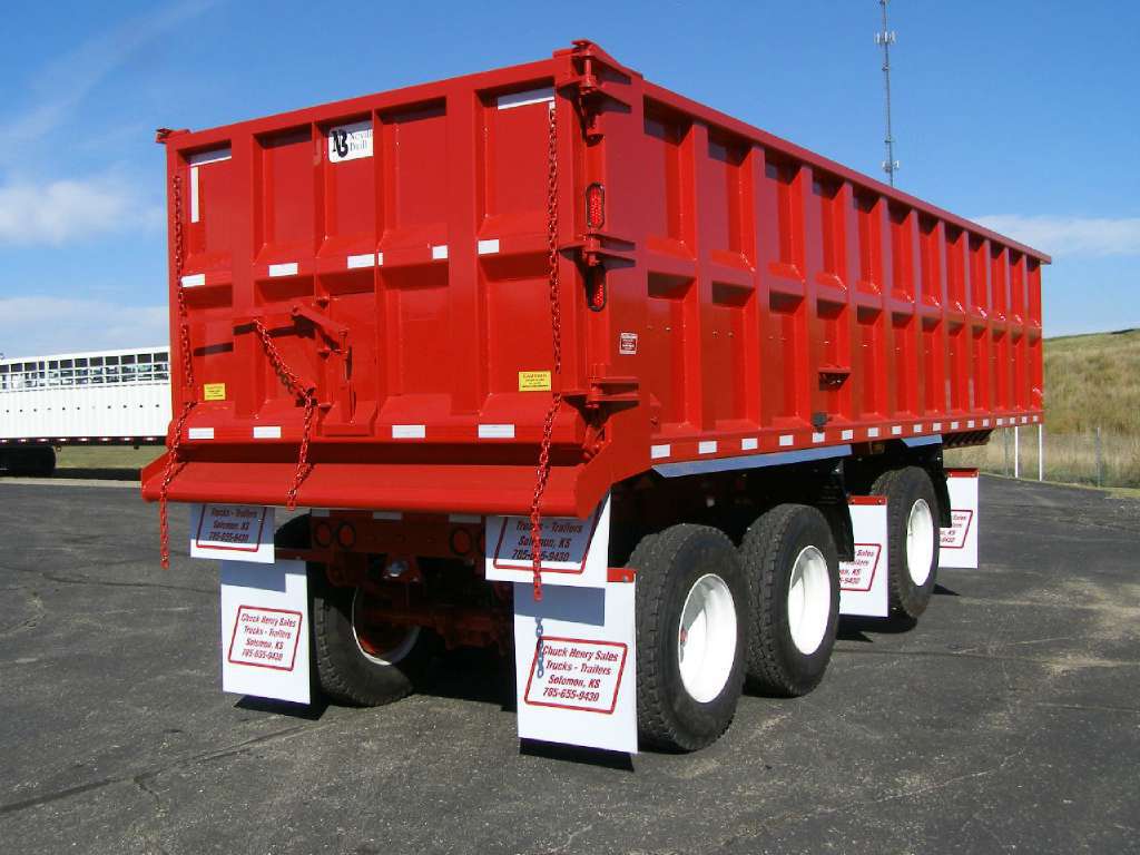 New, 2020, Neville Built, Neville 28' Steel End Dump, Truck Trailers