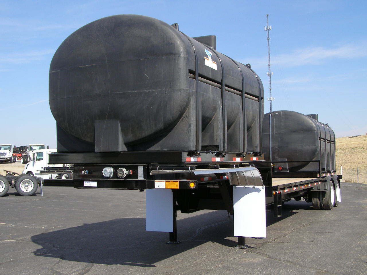New, 2020, Neville Built, PP-CP NBDTC 42' Neville Double Tank Trailer.  ACE Tanks, Equipment Trailers
