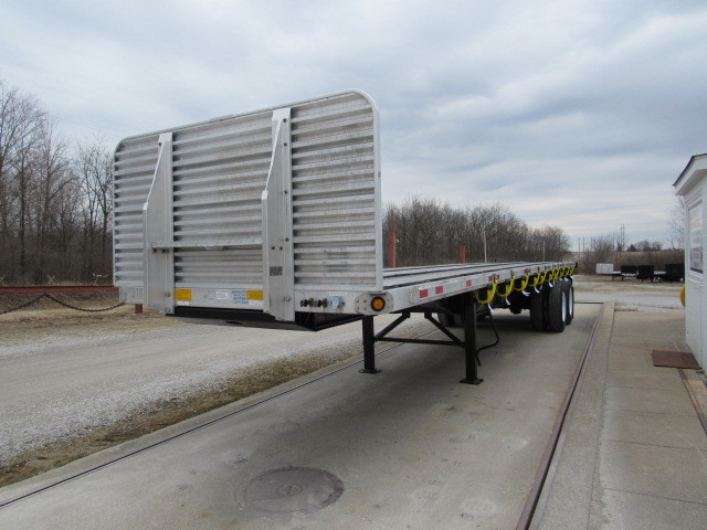 Used, 2014, Utility, 36' 6" X 102 Alum Combo Princeton/Moffett Trailer, Flatbed Trailers