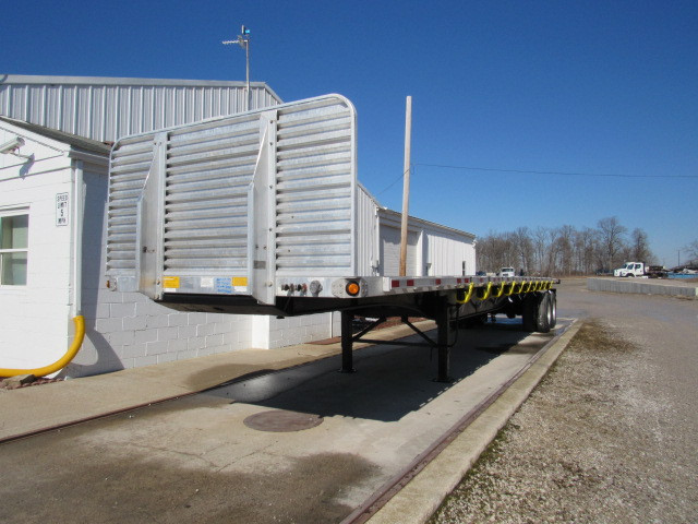 Used, 2014, Utility, 45' X 102 Alum Combo Princeton/Moffett Trailer, Flatbed Trailers