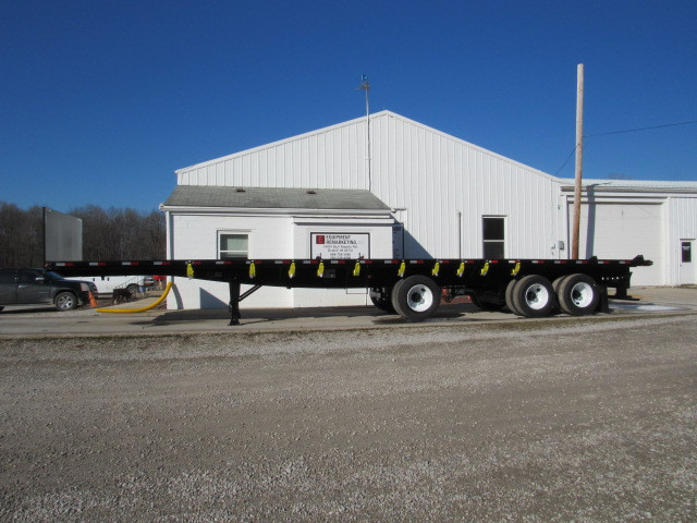 Used, 2013, Great Dane Trailers, 45' X 102" Flatbed Moffett Trailer, Flatbed Trailers