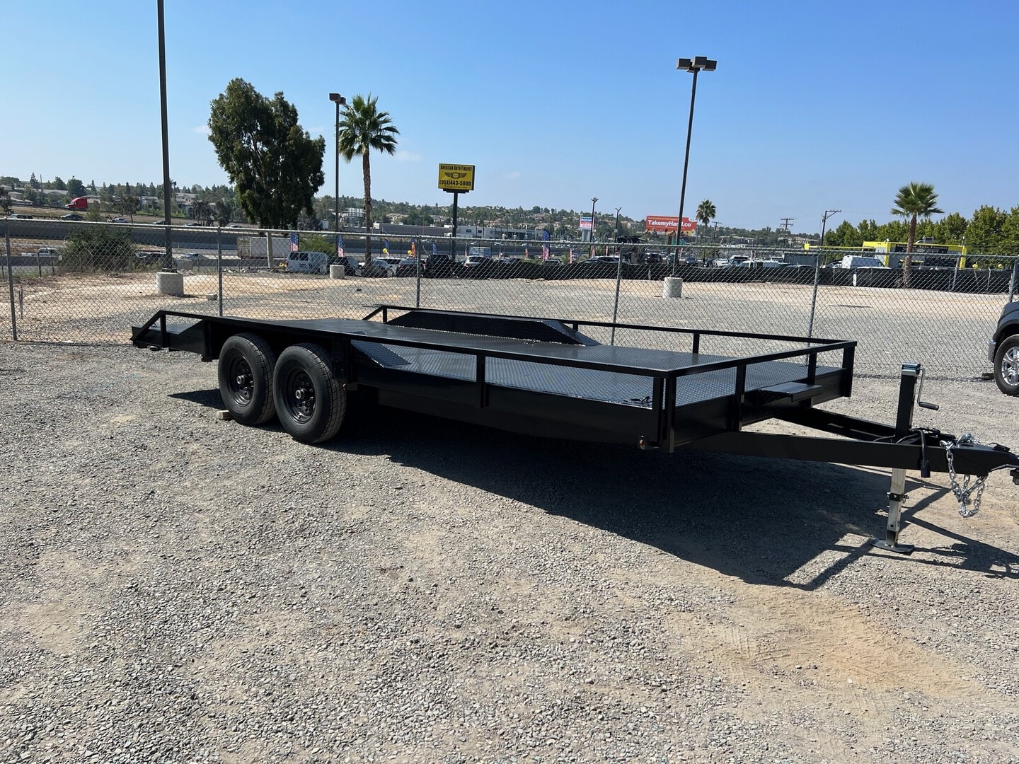New, 2024, Fractal, 20'x9' Flatbed Race Hauler, Cargo Trailers