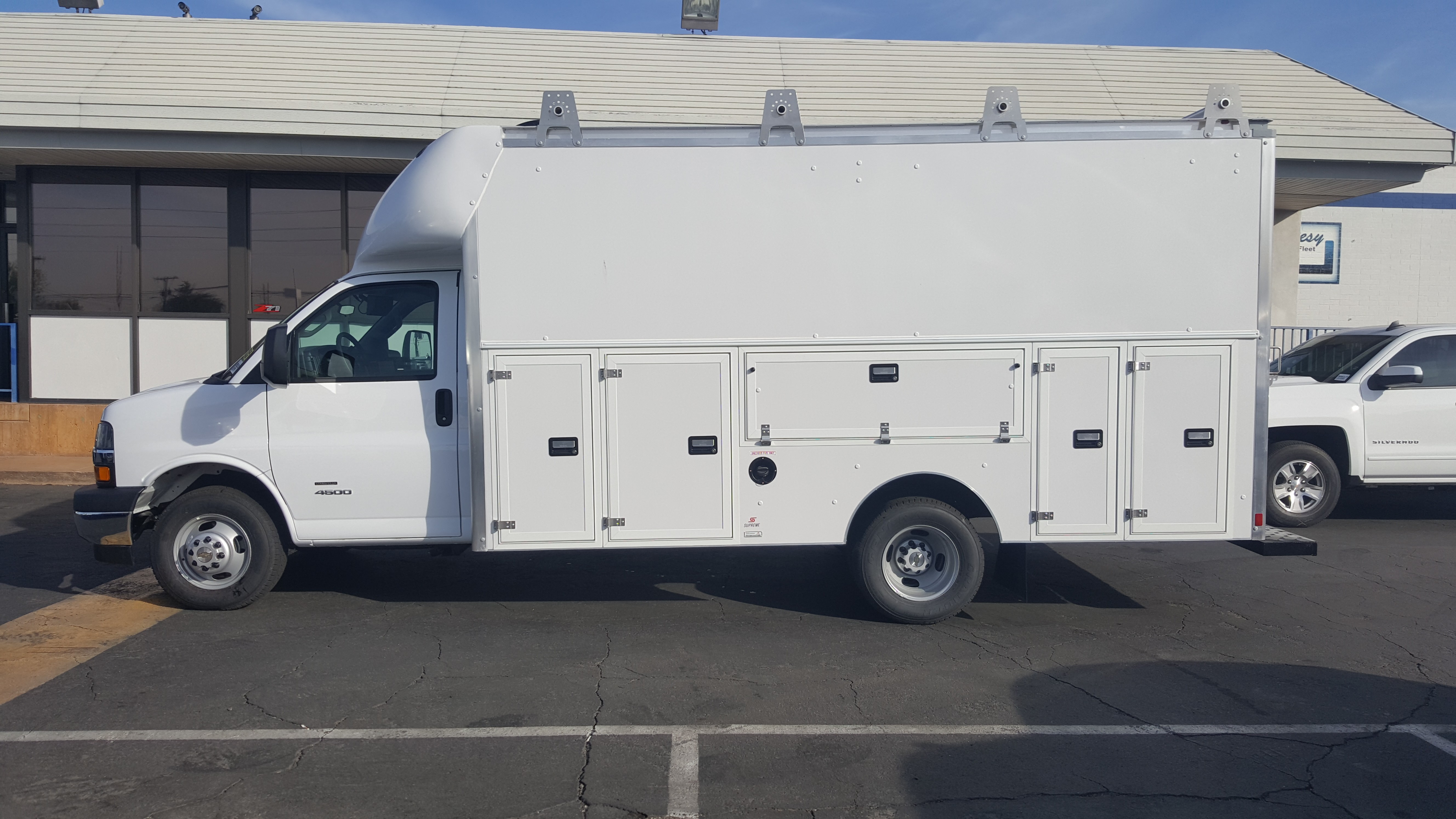 chevy cutaway utility van