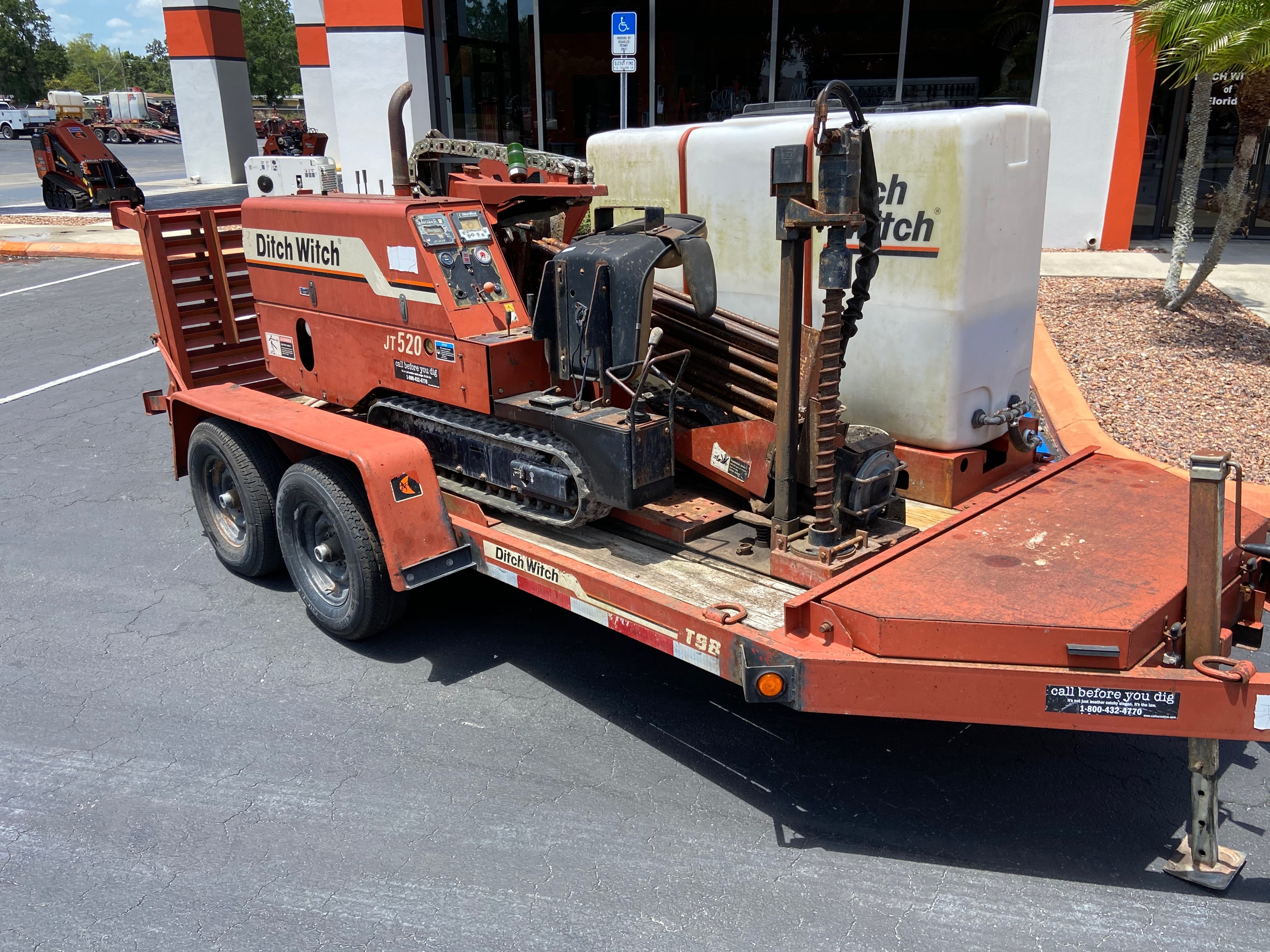 Used 2004 Ditch Witch JT520 with 150' Pipe, Housing, Bit. T9B Trailer