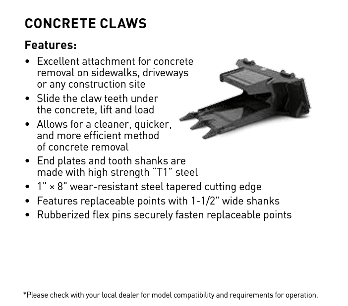 New Holland CONCRETE CLAW SSL/CTL For Sale (46274920) from Pine Plains
