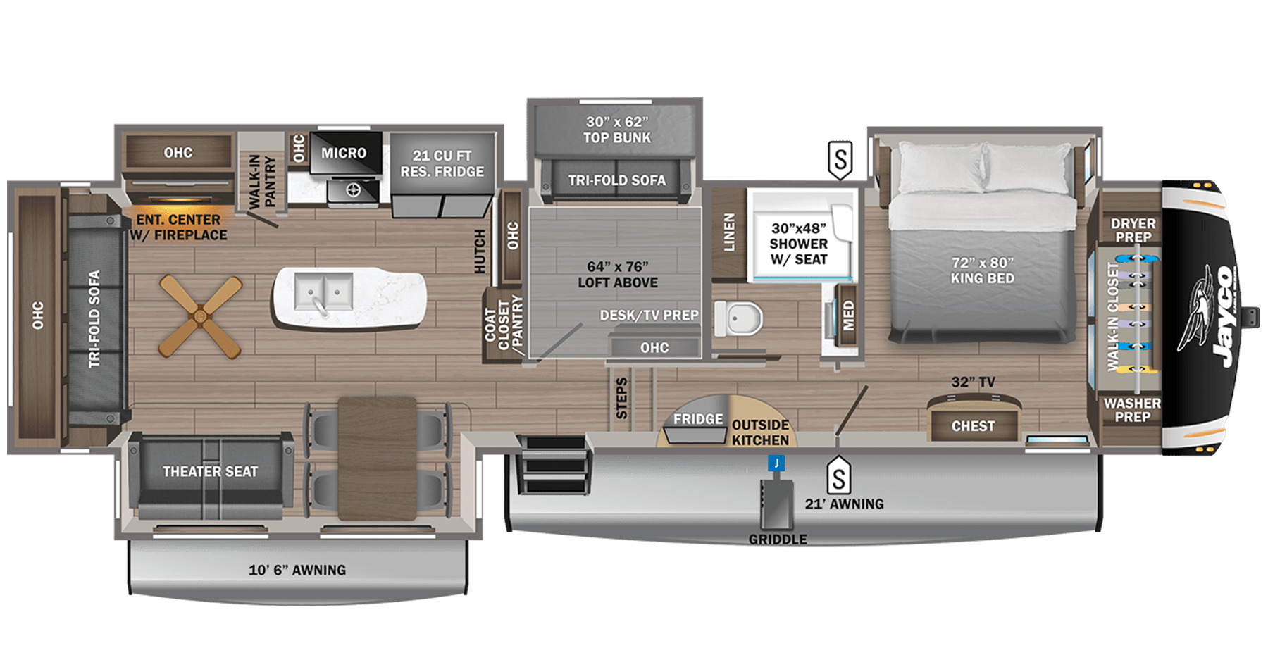 New 2023 Jayco Eagle 355MBQS in Terrell, NC